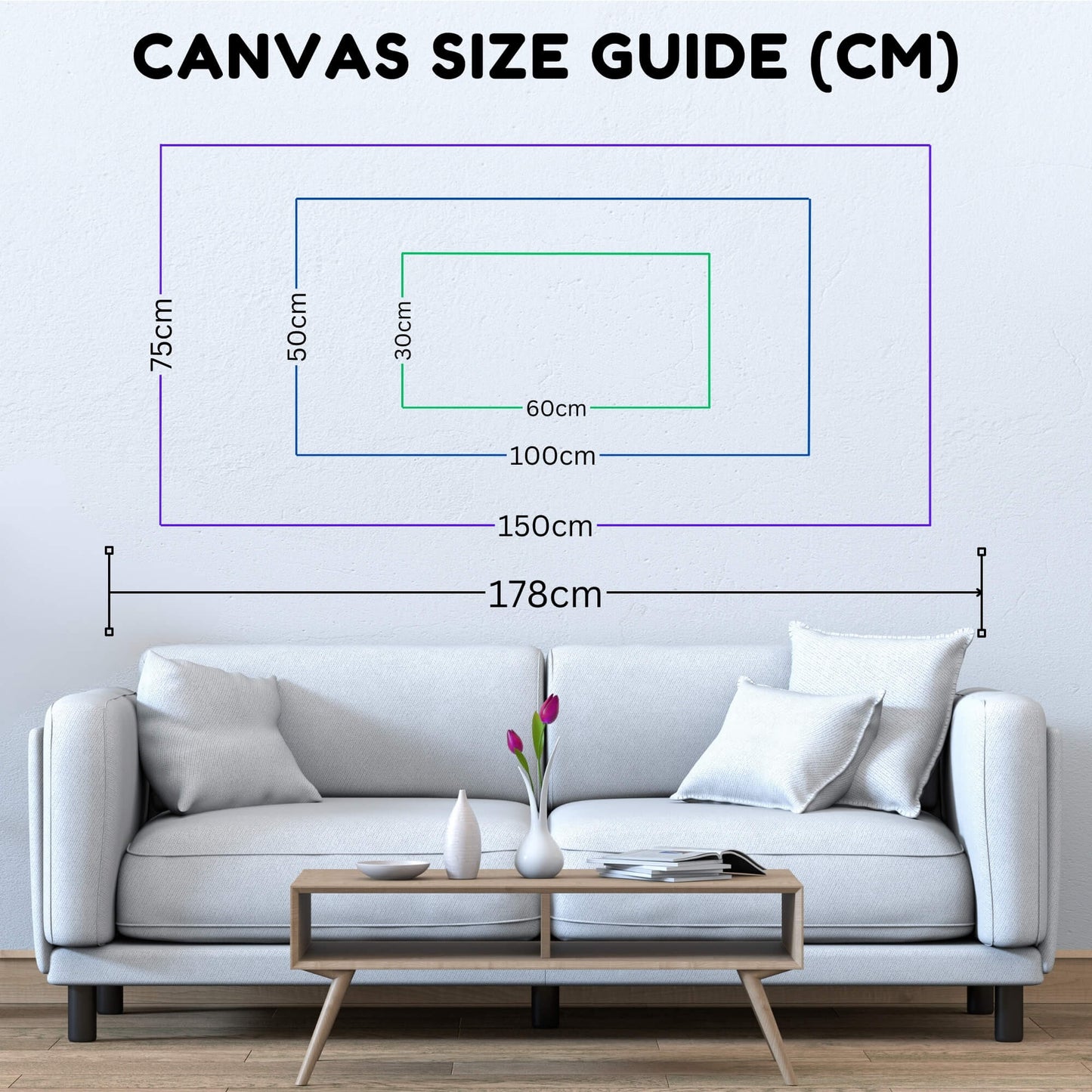 framed_canvas size map in centimeters
