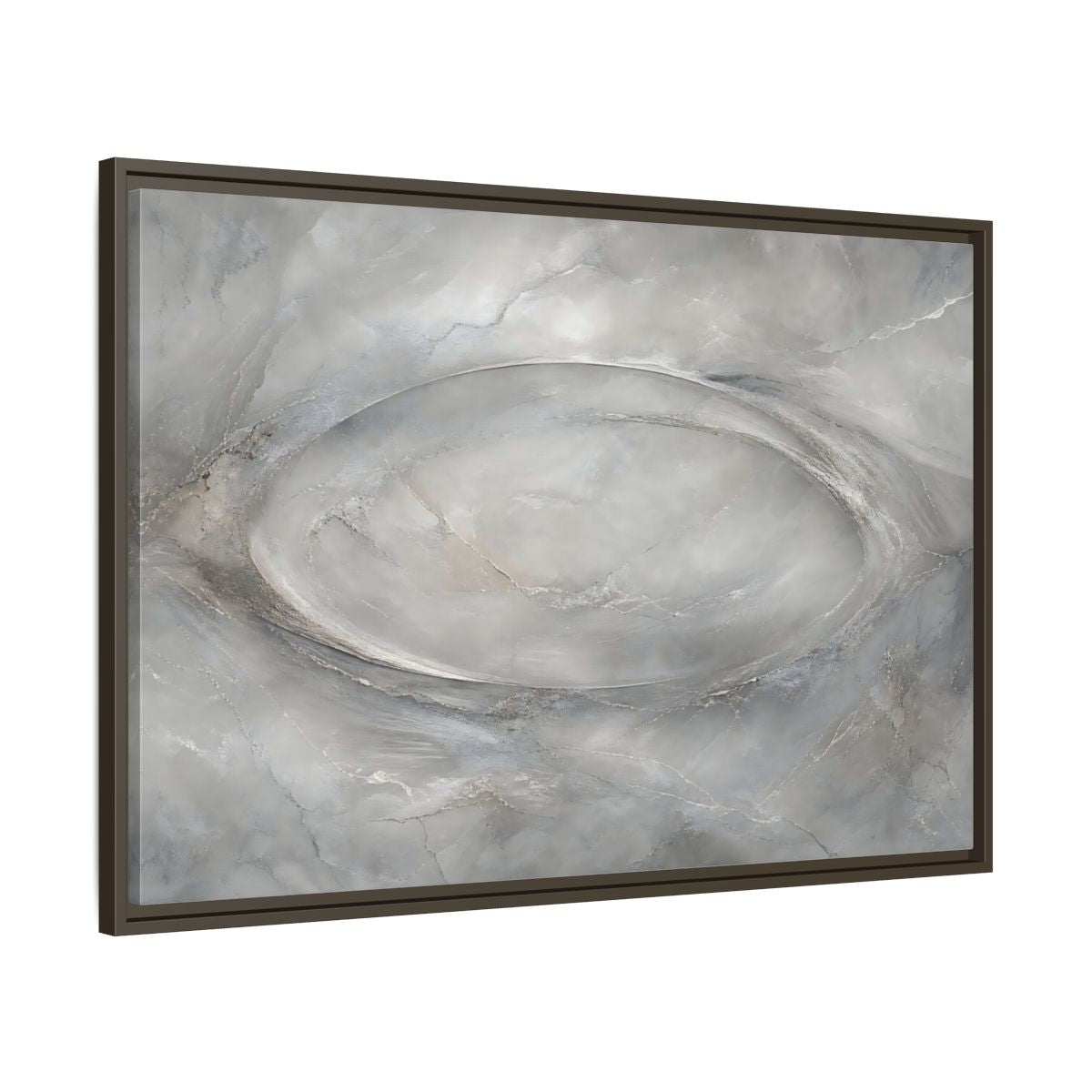 Main Mockup. Abstract Abstract Texture Grey Textured Abstract shown as stretched canvas wall art