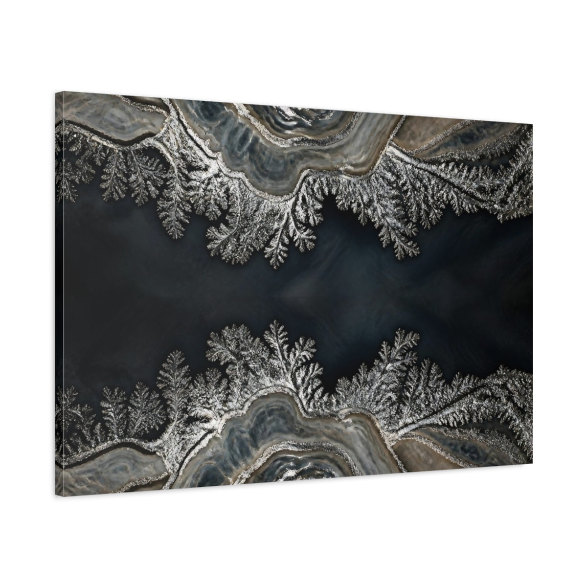 Main Mockup. Abstract Agate Accent shown as canvas print