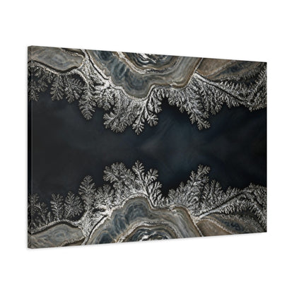 Main Mockup. Abstract Agate Accent shown as canvas print