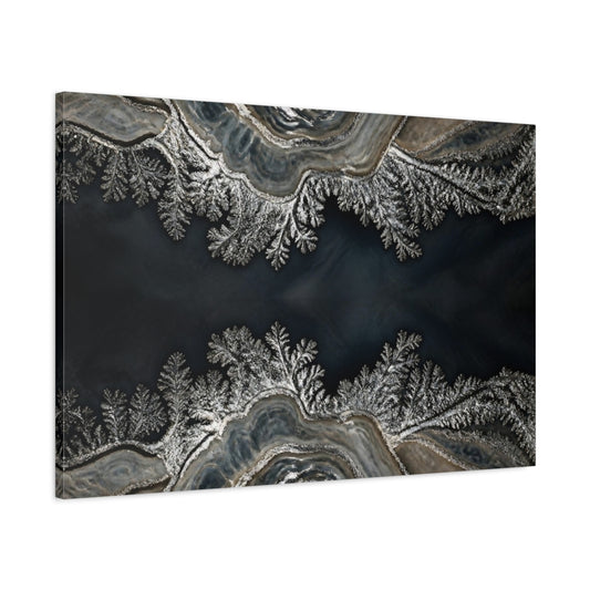Main Mockup. Abstract Agate Accent shown as canvas print