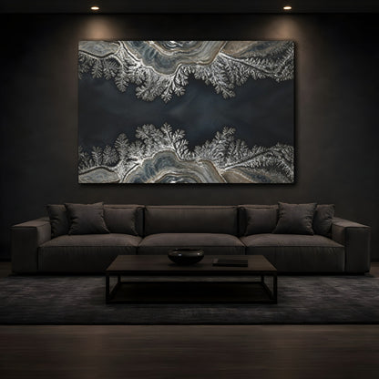 Mockup 3. Abstract Agate Accent shown as canvas print