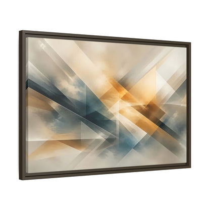 Side Mockup 11. Abstract Abstract Art Abstract Geometric shown as stretched canvas wall art