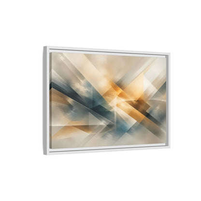 Side Mockup 1. Abstract Abstract Art Abstract Geometric shown as stretched canvas wall art
