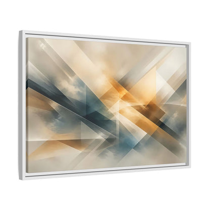 Side Mockup 10. Abstract Abstract Art Abstract Geometric shown as stretched canvas wall art