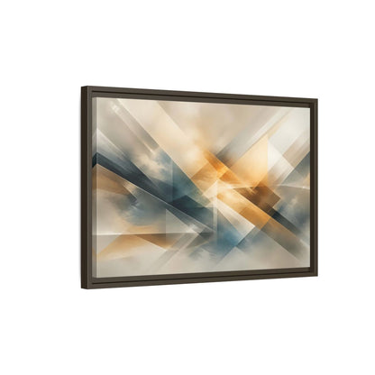 Side Mockup 2. Abstract Abstract Art Abstract Geometric shown as stretched canvas wall art