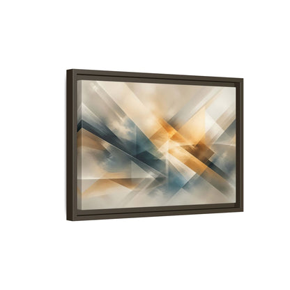 Side Mockup 5. Abstract Abstract Art Abstract Geometric shown as stretched canvas wall art