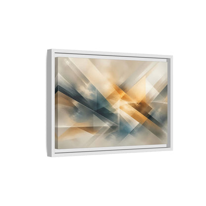 Side Mockup 4. Abstract Abstract Art Abstract Geometric shown as stretched canvas wall art