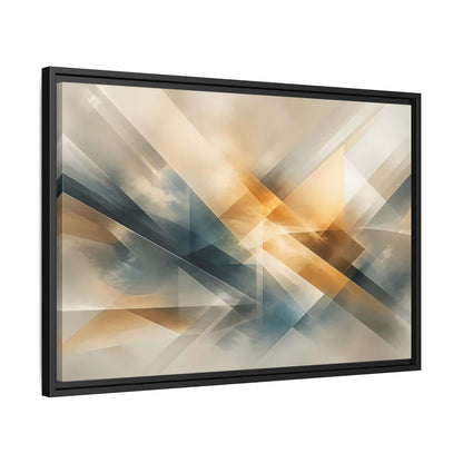 Side Mockup 14. Abstract Abstract Art Abstract Geometric shown as stretched canvas wall art