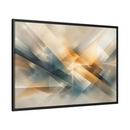 Side Mockup 12. Abstract Abstract Art Abstract Geometric shown as stretched canvas wall art