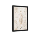 Side Mockup 6. Abstract Crystal Gold Crystal Geometry shown as stretched canvas wall art