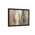 Side Mockup 6. Abstract Abstract Flow Gold And Gray Abstract shown as stretched canvas wall art