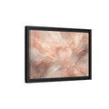 Side Mockup 6. Abstract Heart Rose Gold Marble shown as stretched canvas wall art
