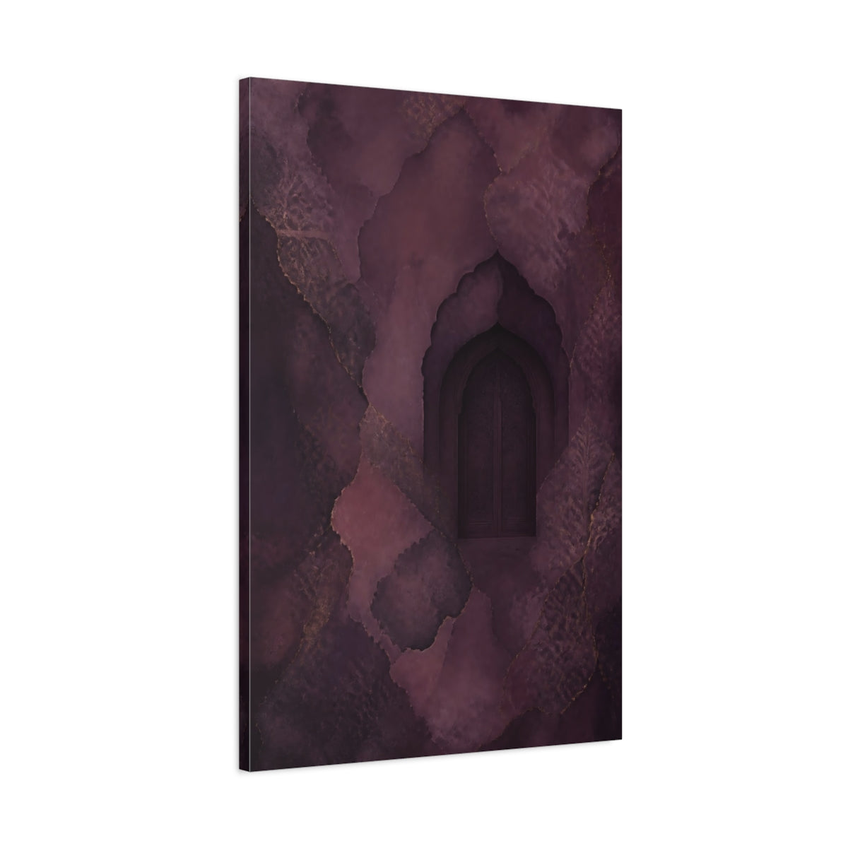 Main Mockup. Abstract Hidden Doorway shown as canvas print