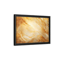 Side Mockup 6. Abstract Marble Texture Gold Marble shown as stretched canvas wall art