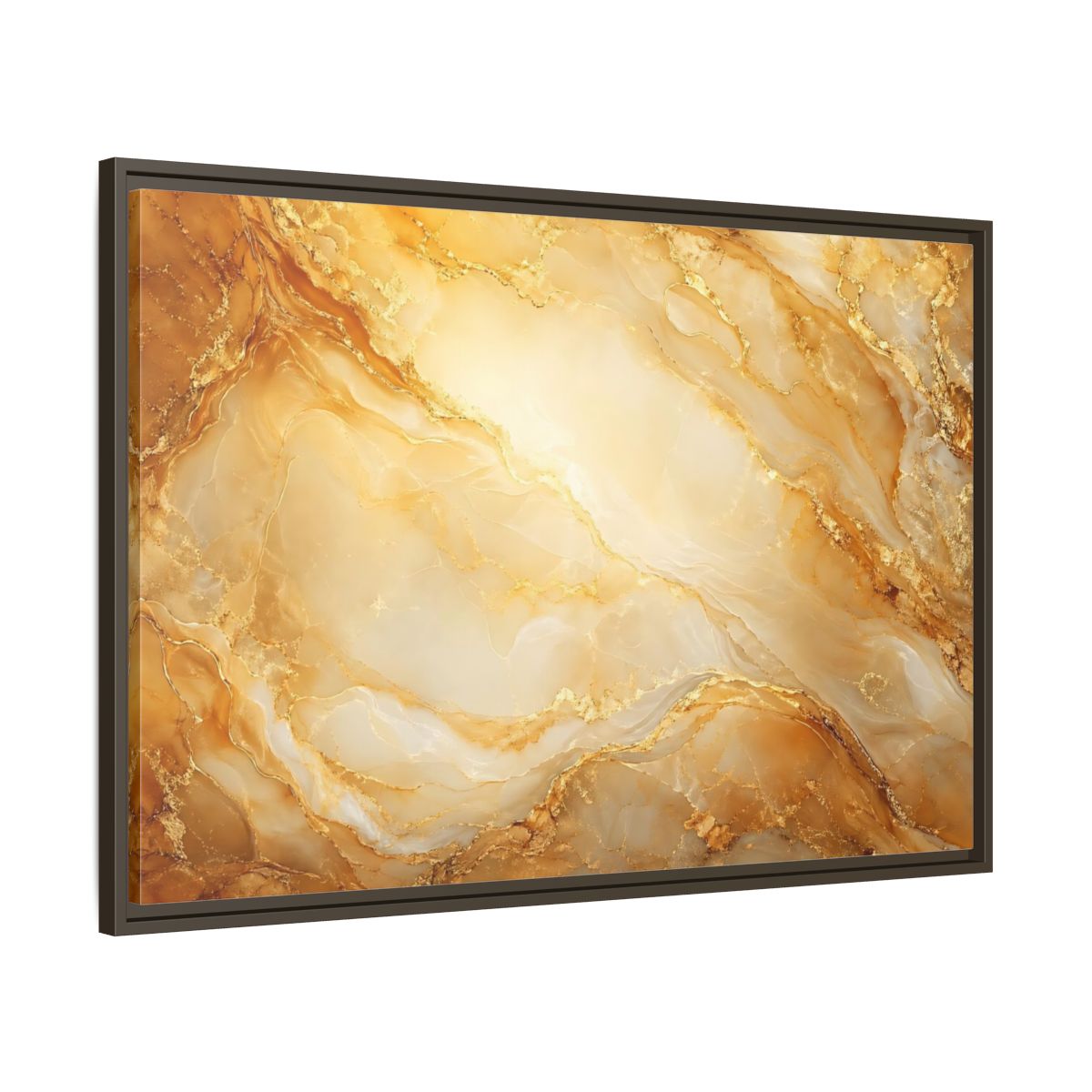Main Mockup. Abstract Marble Texture Gold Marble shown as stretched canvas wall art