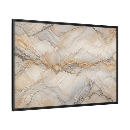Side Mockup 12. Abstract Onyx Marble Onyx Marble Pattern shown as stretched canvas wall art