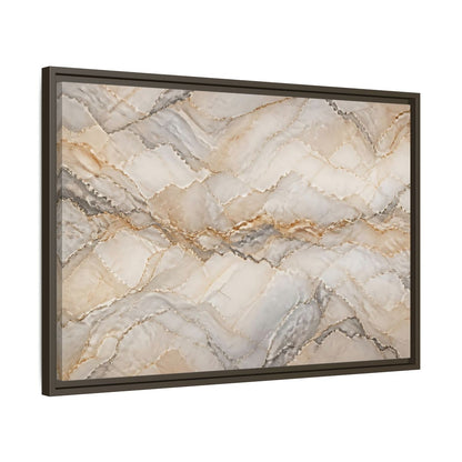 Side Mockup 11. Abstract Onyx Marble Onyx Marble Pattern shown as stretched canvas wall art