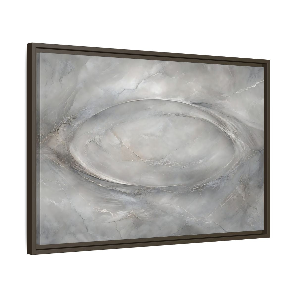 Side Mockup 11. Abstract Abstract Texture Grey Textured Abstract shown as stretched canvas wall art