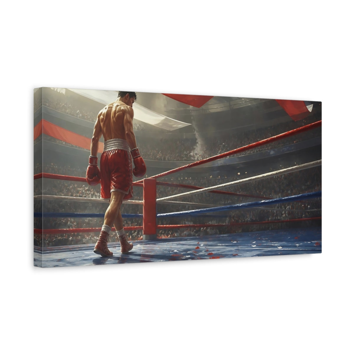 Side Mockup 3. After The Final Bell shown as canvas print