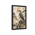 Side Mockup 6. Animals Falcon Majestic Falcon shown as stretched canvas wall art