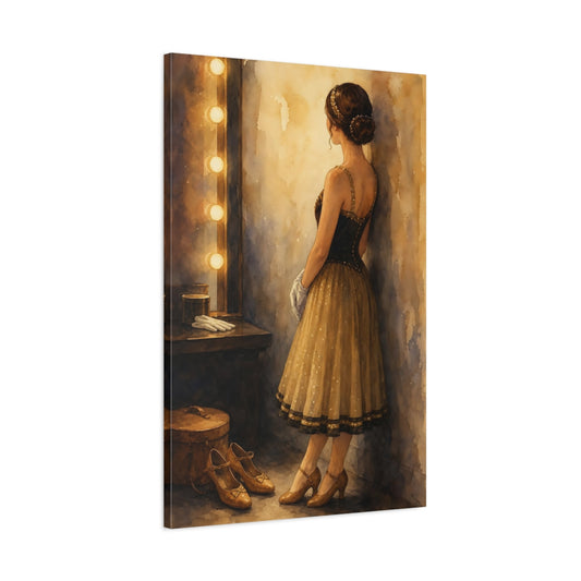 Main Mockup. Backstage Elegance shown as canvas print