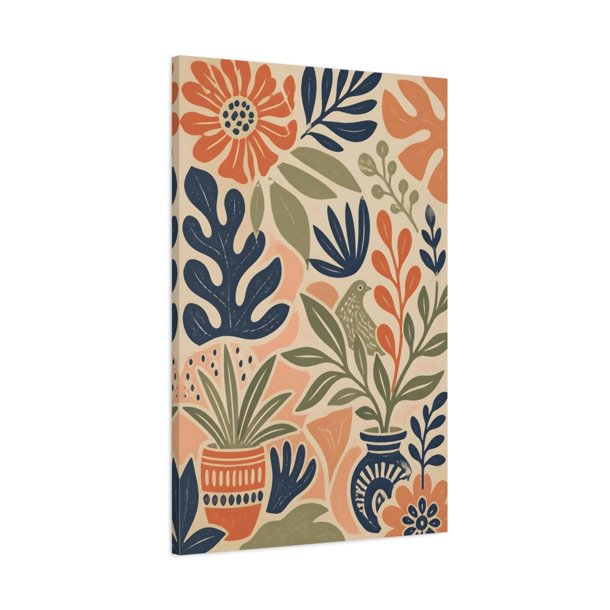Main Mockup. Boho Botanical Garden shown as canvas print
