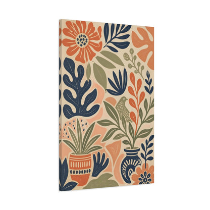 Main Mockup. Boho Botanical Garden shown as canvas print