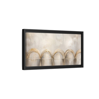 Side Mockup 8. Champagne Arch Accent shown as framed canvas print