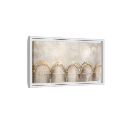 Side Mockup 6. Champagne Arch Accent shown as framed canvas print