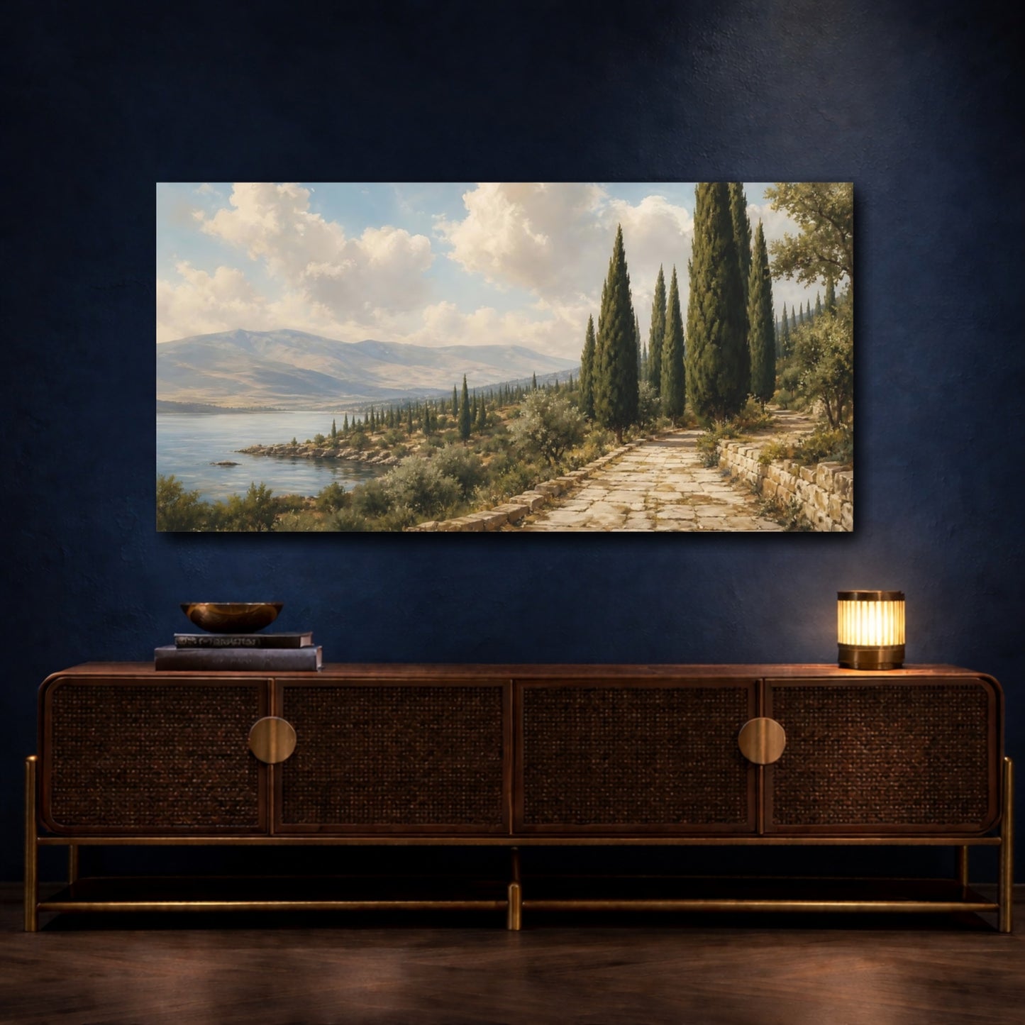 Mockup 4. Cypress Coastal Pathway shown as canvas print