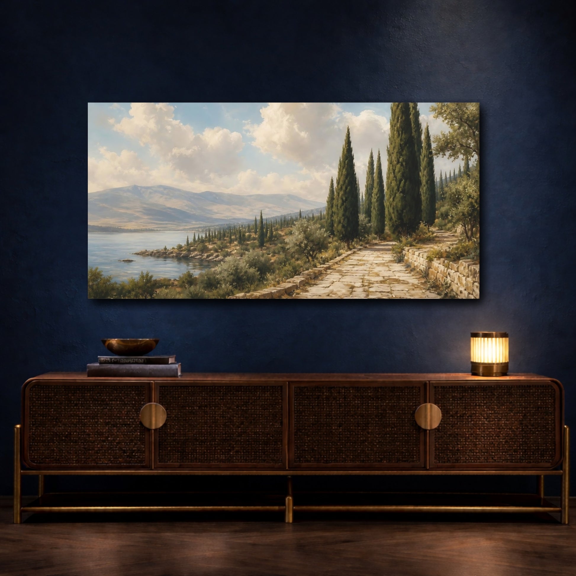 Mockup 4. Cypress Coastal Pathway shown as canvas print