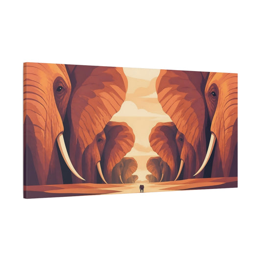 Main Mockup. Elephant Canyon shown as canvas print