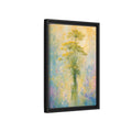 Side Mockup 6. Floral Dill Flowers Yellow Floral Art shown as stretched canvas wall art