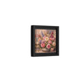 Side Mockup 24. Floral Roses Pastel Floral shown as stretched canvas wall art