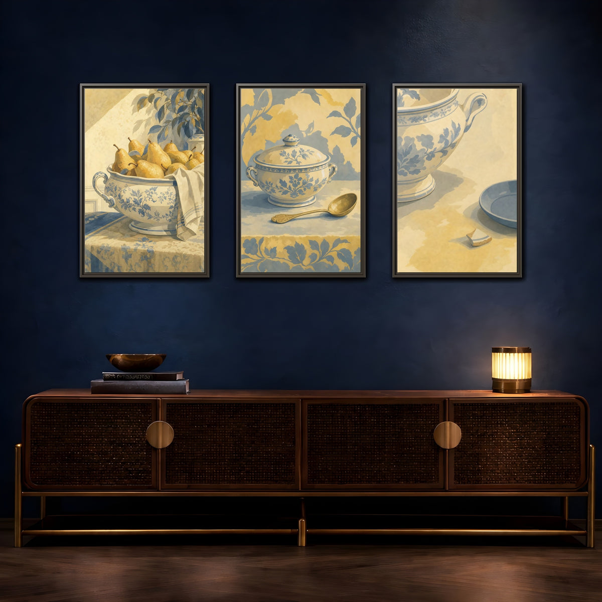 Coordinated trio room mockup 3