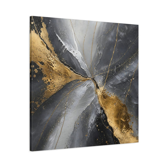 Main Mockup. Gilded Flow shown as canvas print