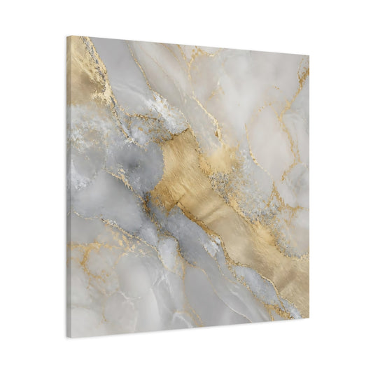 Main Mockup. Gilded Marble Vein shown as canvas print