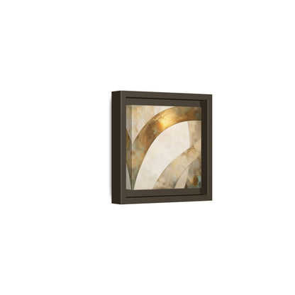 Side Mockup 23. Gold Arch Accent shown as framed canvas print