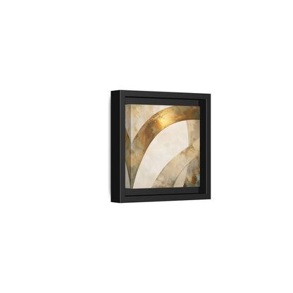 Side Mockup 24. Gold Arch Accent shown as framed canvas print