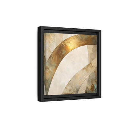 Side Mockup 21. Gold Arch Accent shown as framed canvas print