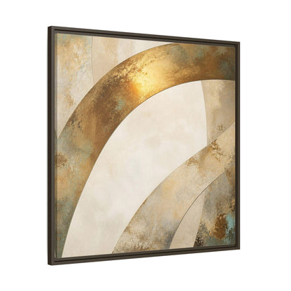 Main Mockup. Gold Arch Accent shown as framed canvas print