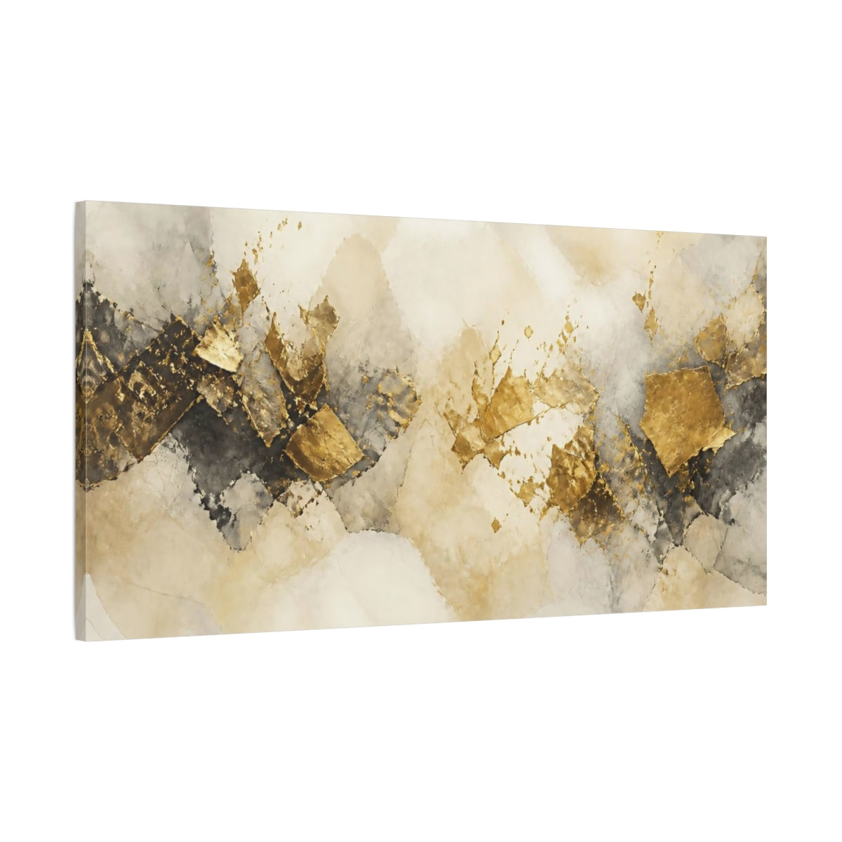 Main Mockup. Gold Shard Accent shown as canvas print
