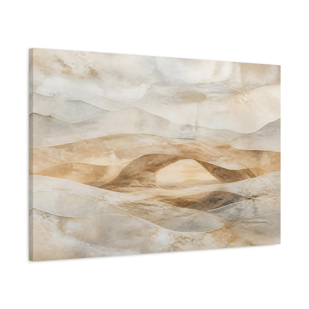 Main Mockup. Hidden Desert Arch shown as canvas print