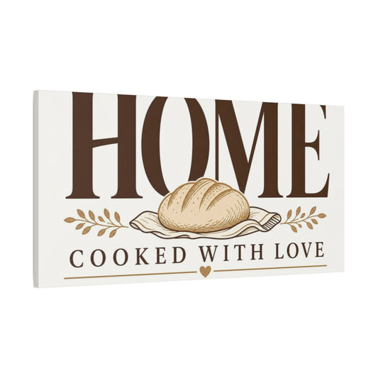 Main Mockup. Home Baked Comfort shown as canvas print