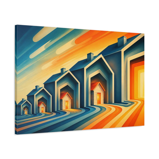 Main Mockup. Homes Within Homes shown as canvas print