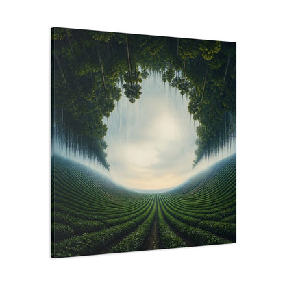 Main Mockup. Inverted Forest Illusion shown as canvas print