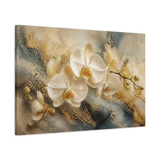 Main Mockup. Luminous Cream Orchid shown as canvas print