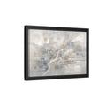 Side Mockup 6. Maps City Map Grey Gold Map shown as stretched canvas wall art