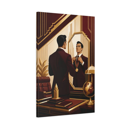 Main Mockup. Motivation: Medal Reflection shown as canvas print